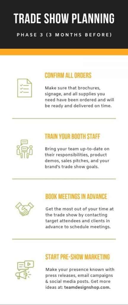 12 Month Trade Show Planning Timeline – ColorCraft